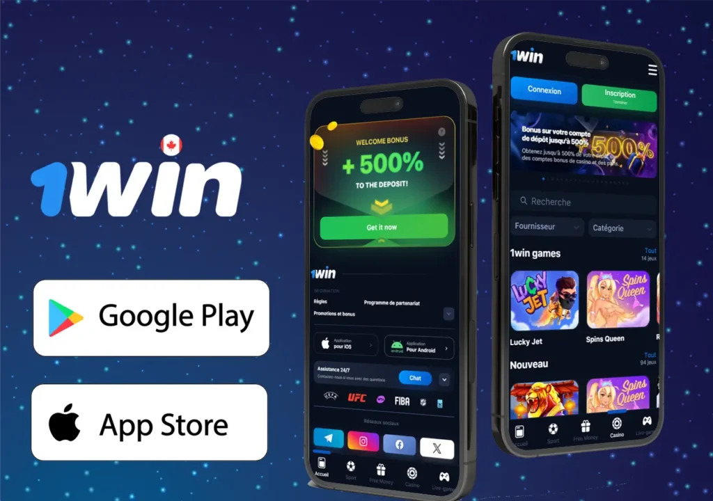 L'application mobile 1Win sur Android et iOS